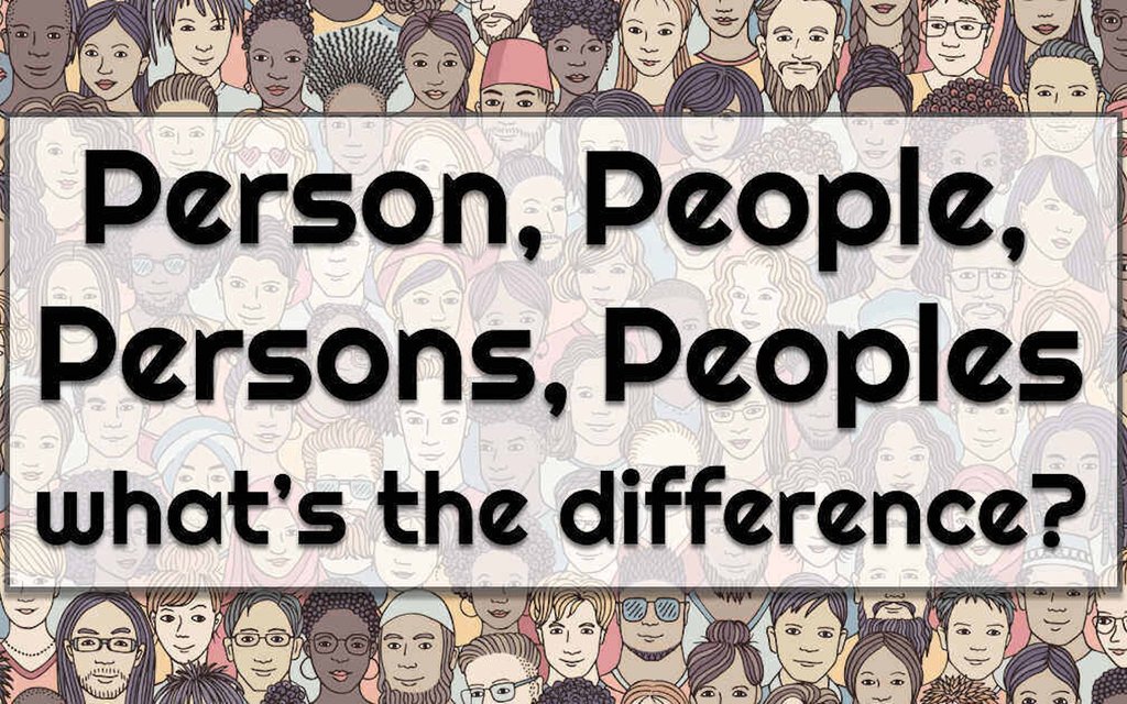 persons-peoples