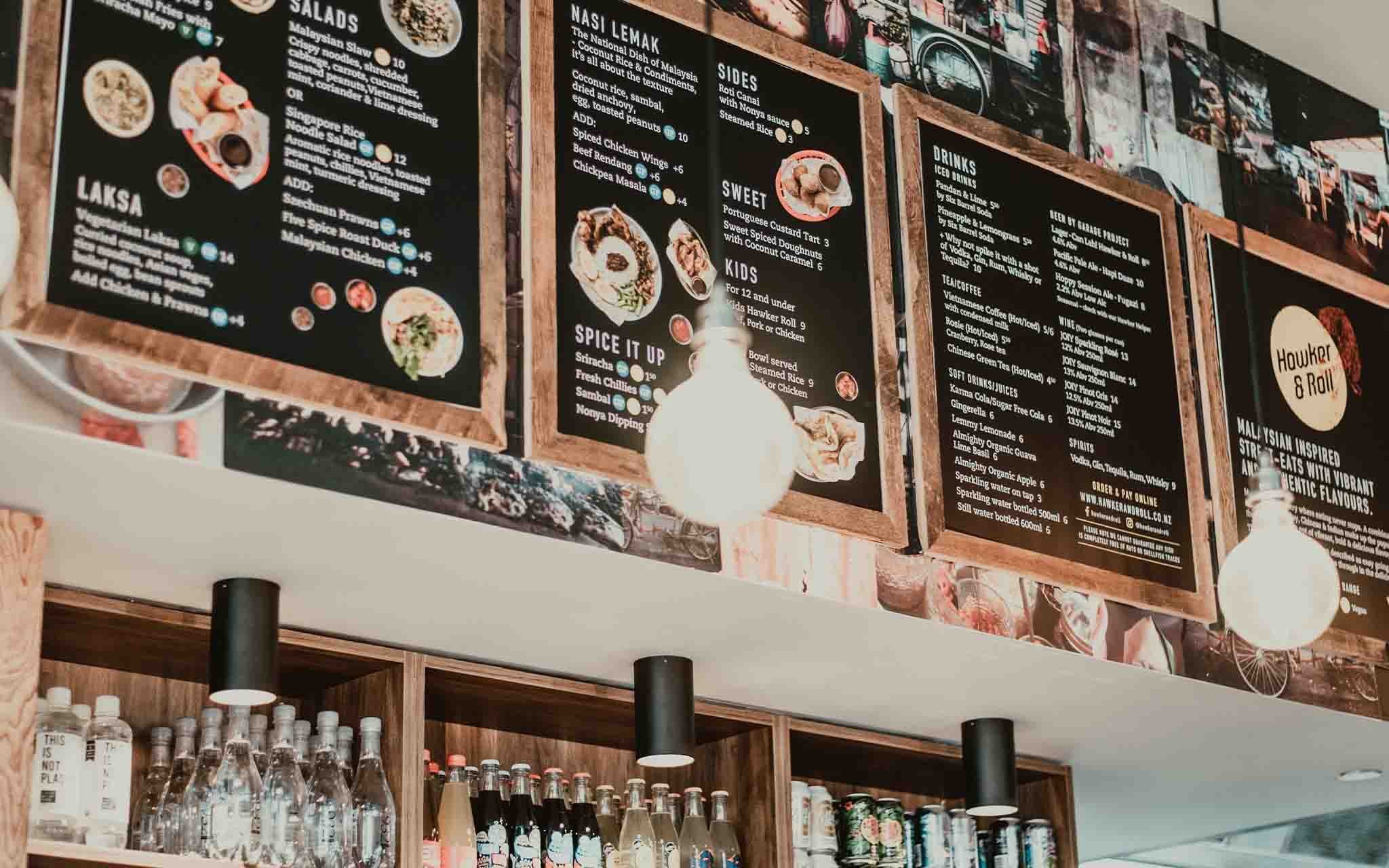Wall Menu
